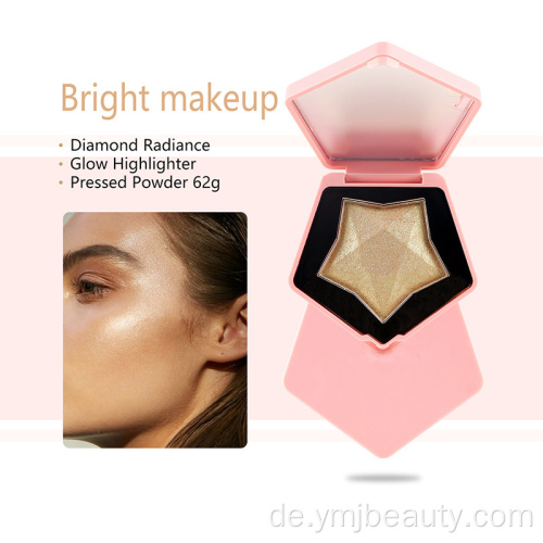 OEM Cosmetics Palette Shimmer Face Highlighter Make-up